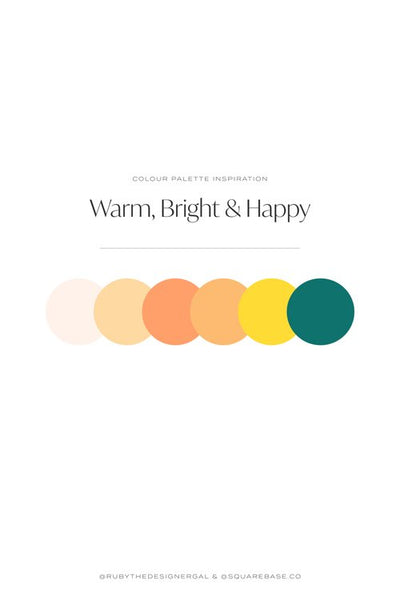 Bright Colour Palettes To Use on Your Squarespace Website | by Squarebase, Premium Squarespace Template Kirs