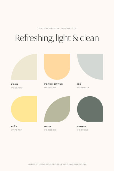 Five Nature-Inspired Colour Palettes For Your Brand by Squarebase - Squarespace Template Kits, Canva Templates and Logo Kits