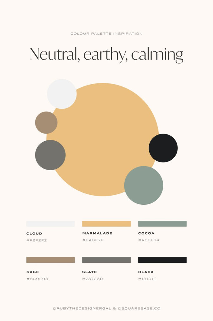 Five Nature-Inspired Colour Palettes For Your Brand by Squarebase - Squarespace Template Kits, Canva Templates and Logo Kits