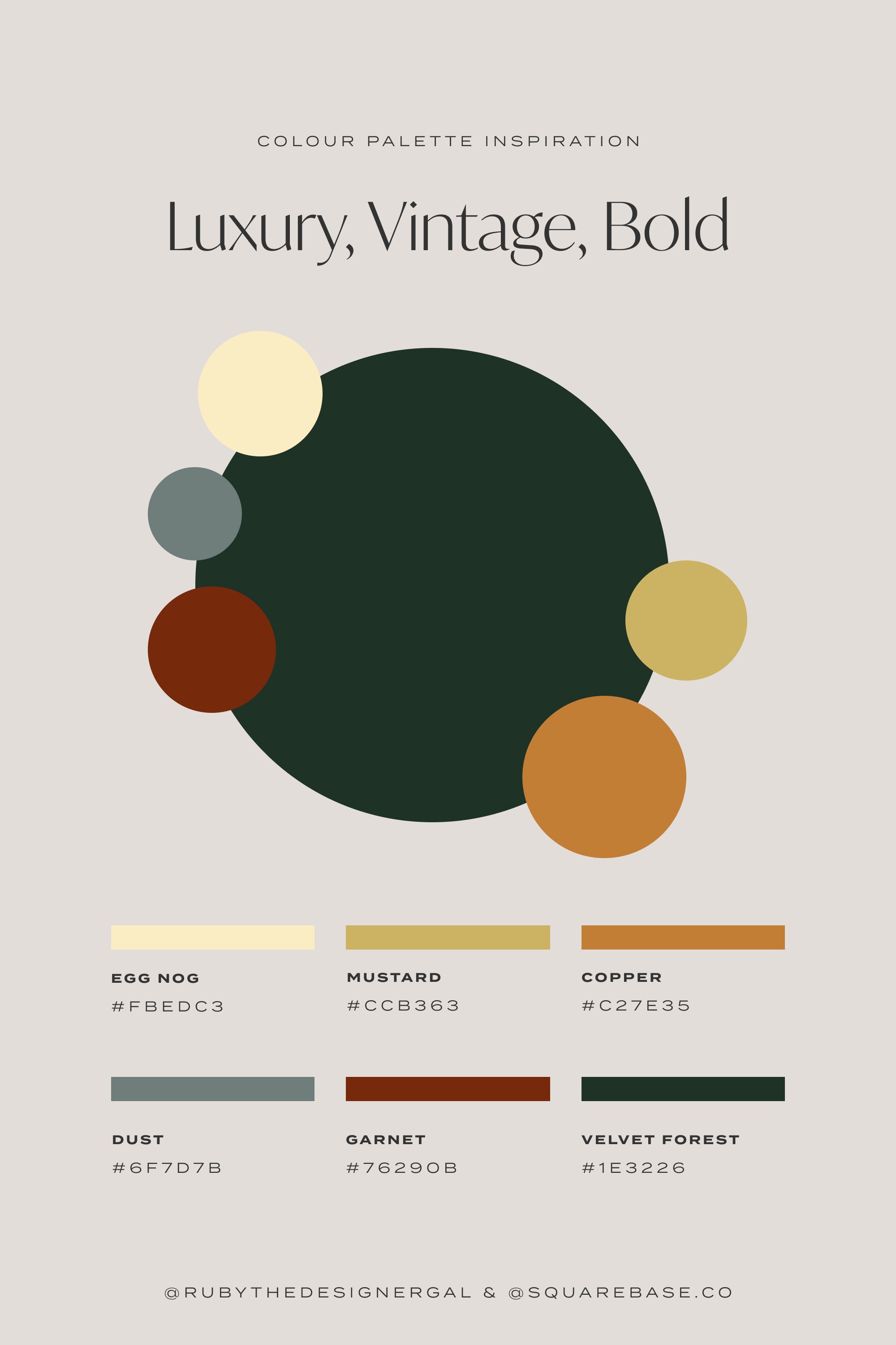 5 Luxury Colour Palettes For Your Brand | Squarespace Design Inspiration