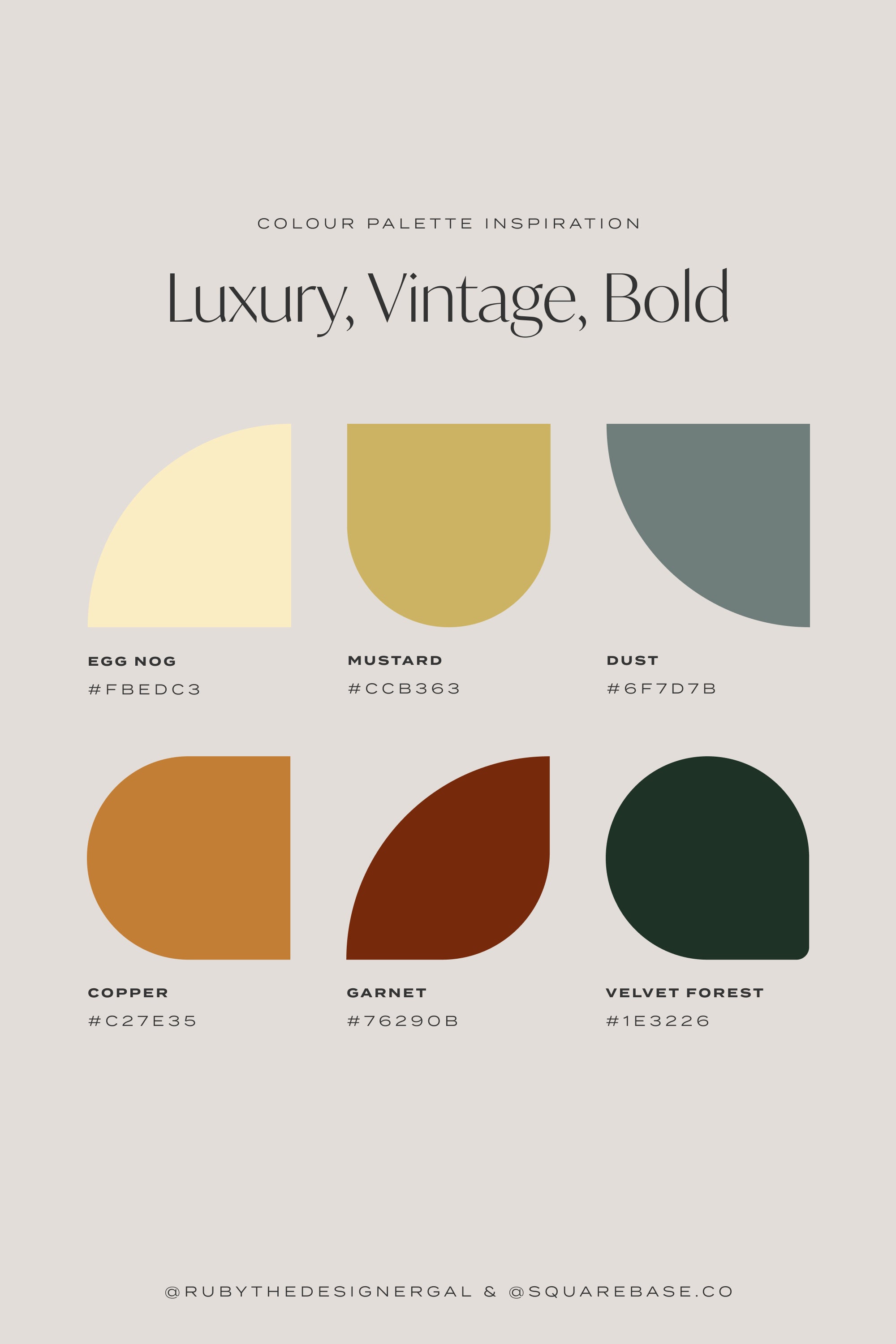 5 Luxury Colour Palettes For Your Brand | Squarespace Design Inspiration