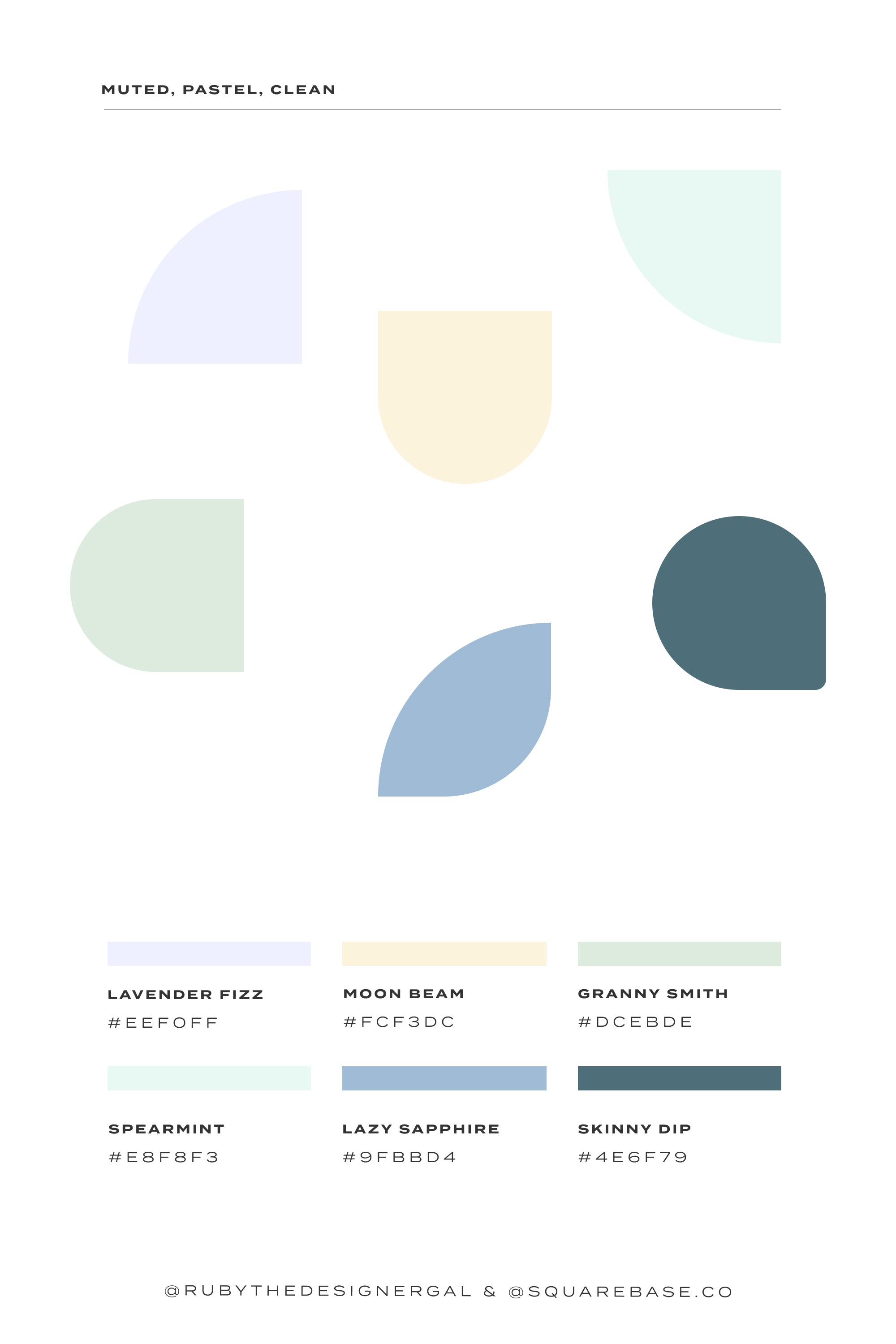 Muted and sophisticated colour palettes for your brand or squarespace website | Brand Design