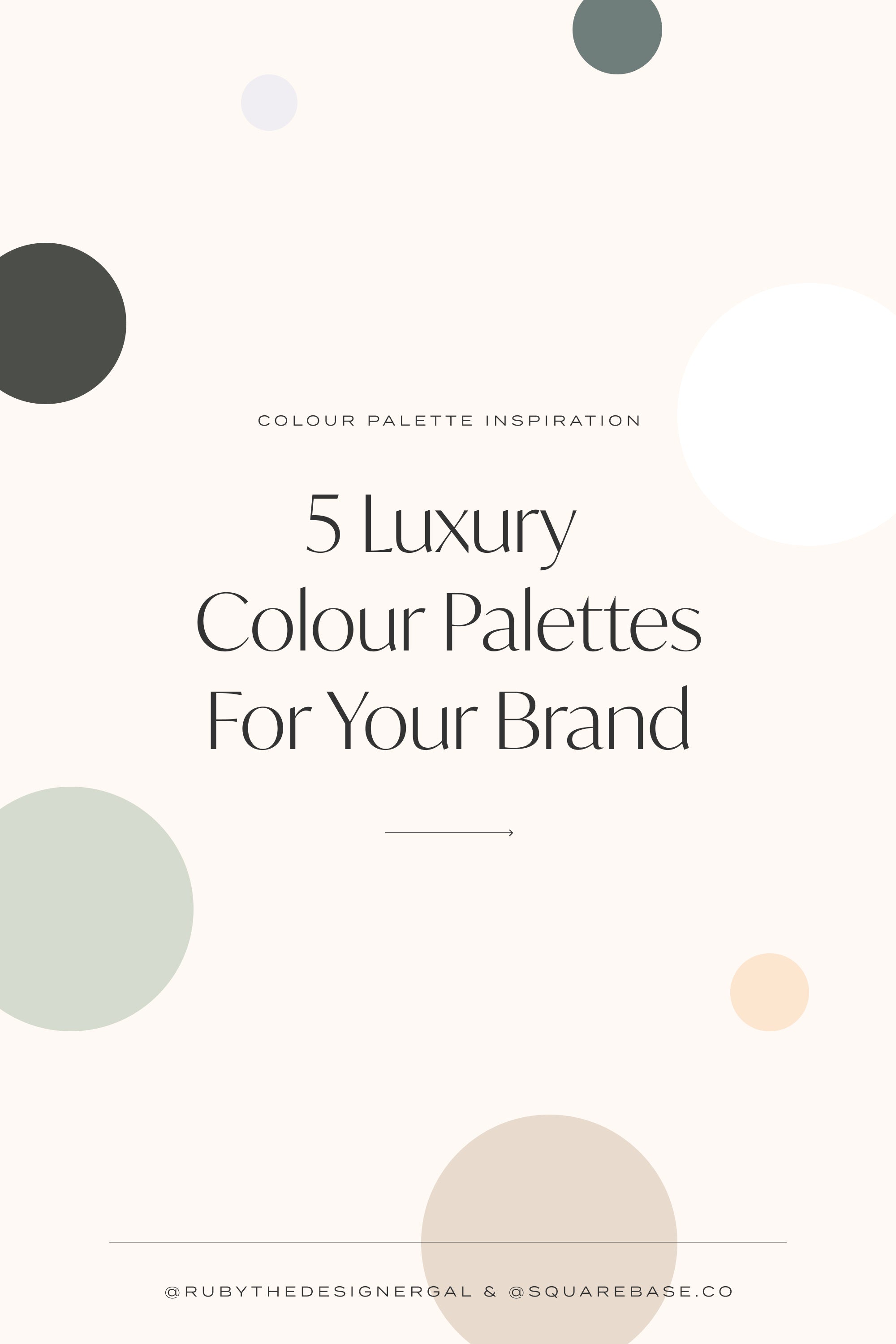 5 Luxury Colour Palettes For Your Brand | Squarespace Design Inspiration