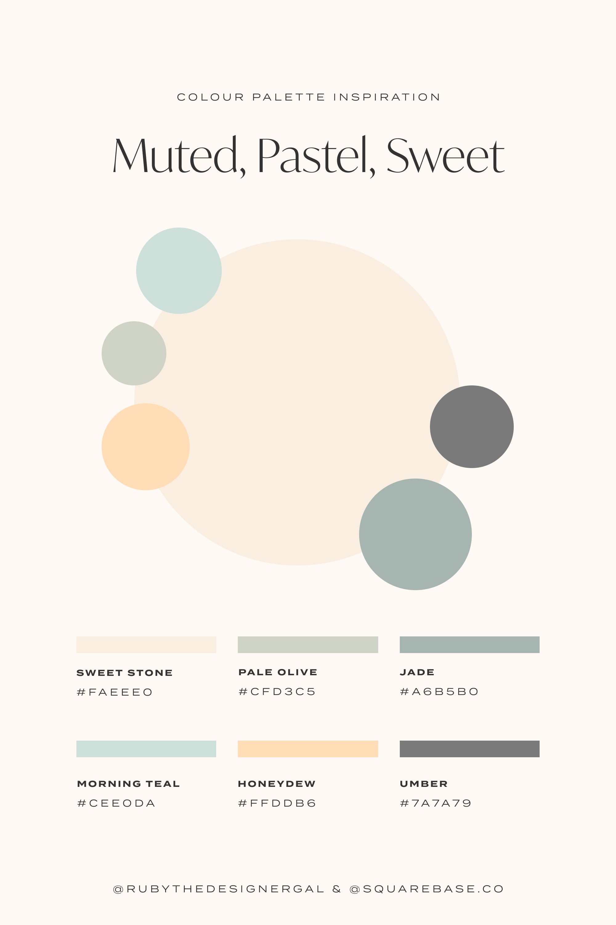Muted and sophisticated colour palettes for your brand | Brand Design 