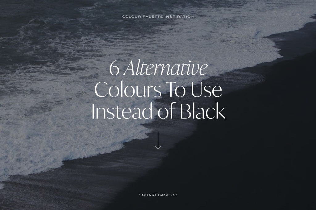Alternative Colours To Use Instead of Black on your Squarespace Website Design