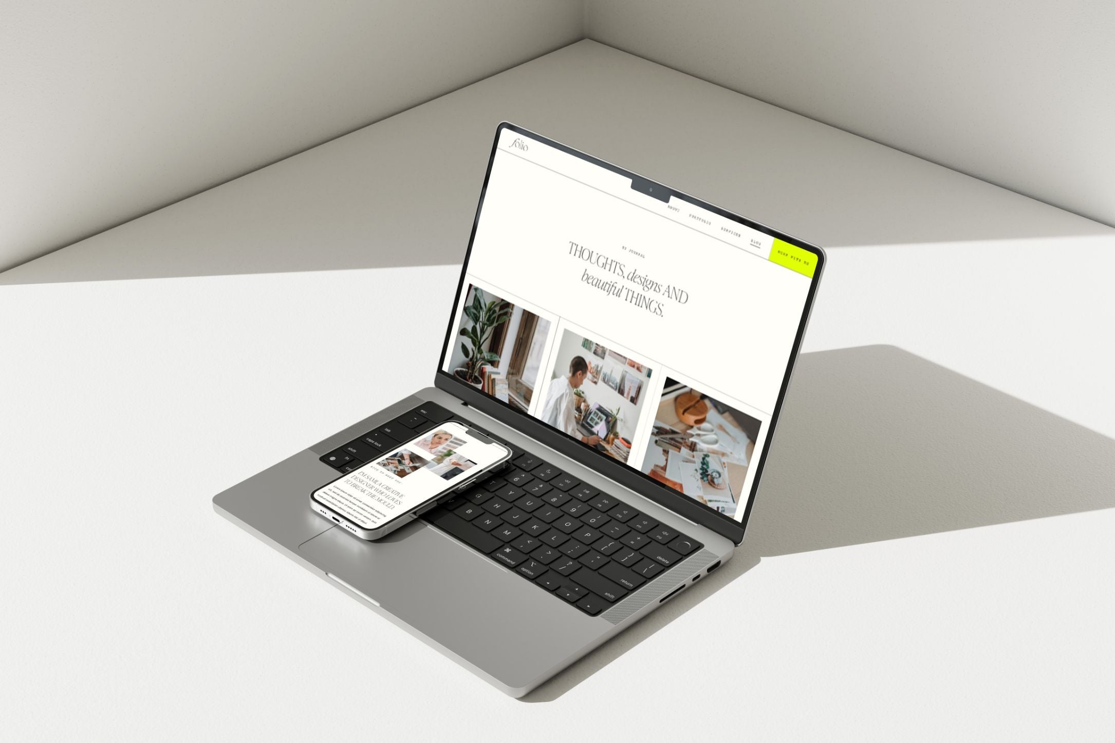 Folio Squarespace Website Template for Designers and Creatives