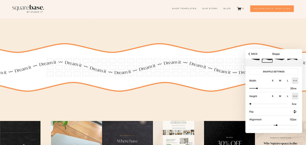 How To Use Custom Section Dividers in Squarespace | Squarebase Squarespace Template Kits