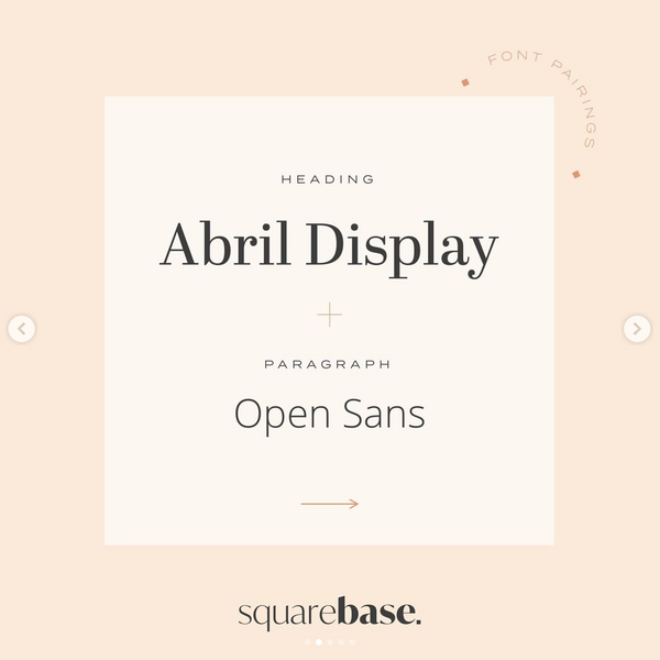 Free Font Pairings For Squarespace - Use on our Squarespace Website Template Kits 