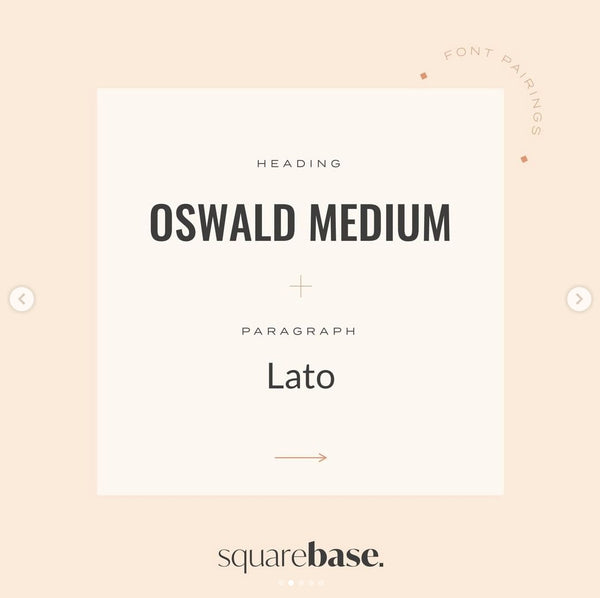 Free Font Pairings For Squarespace - Use on our Squarespace Website Template Kits 