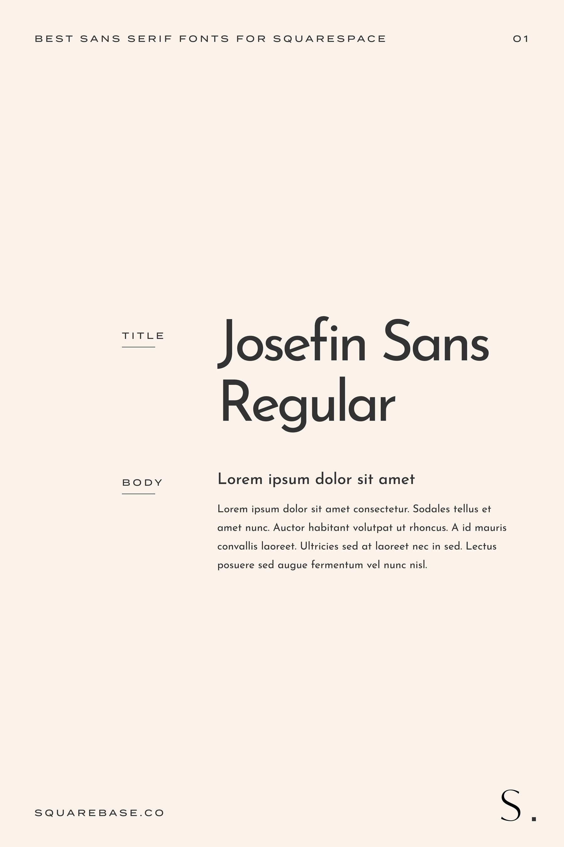 Google Fonts Sans Serif for your Squarespace Website