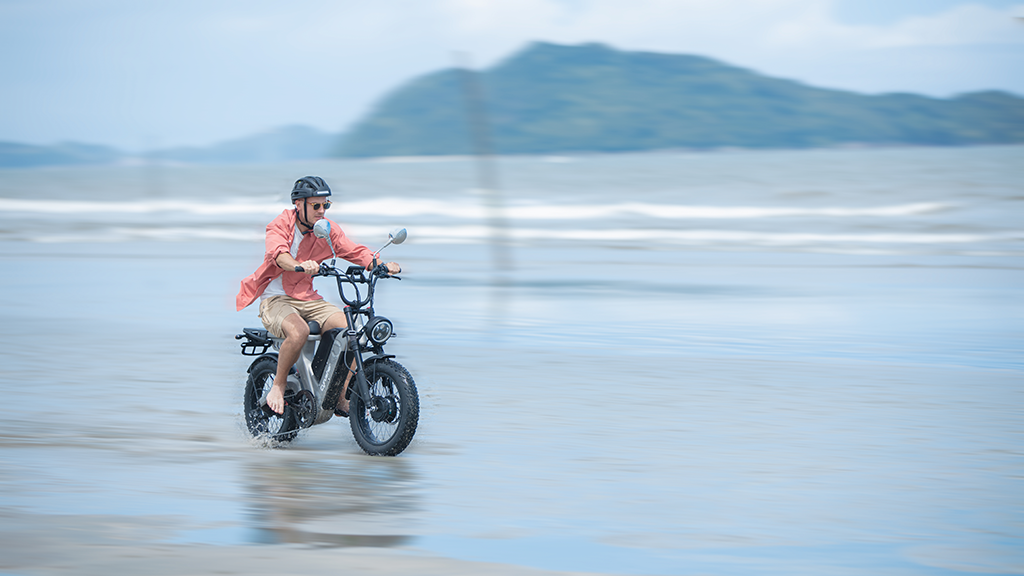 Blog- rider ride on a dual battery electric bike