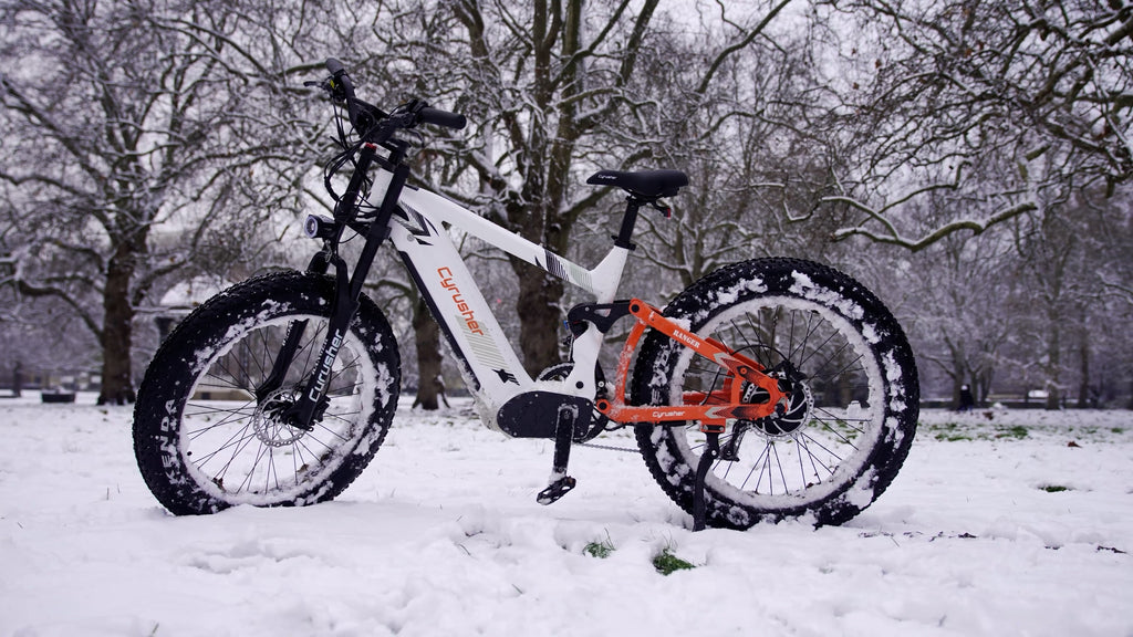 Cyrusher ranger ebike in winter