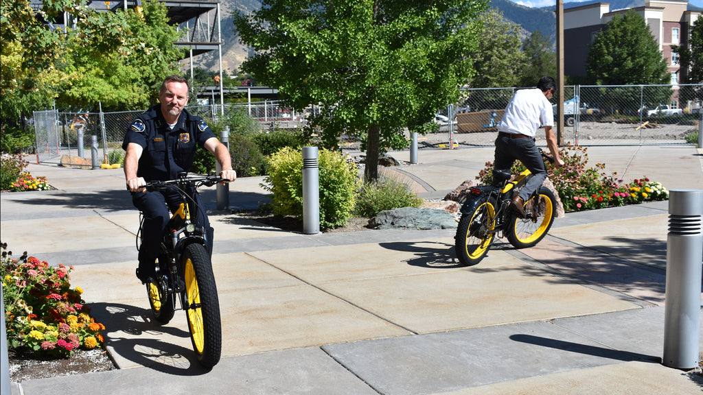 Police and Cyrusher Ebike