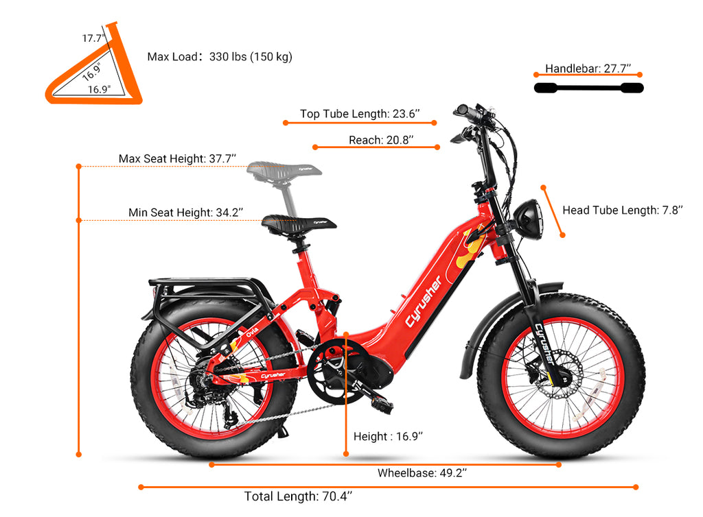 blog-Cyrusher electric bike ovia size