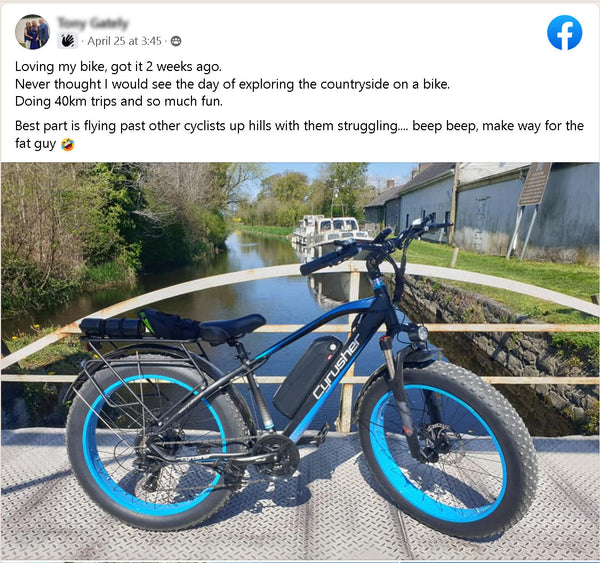 the reviewer of Cyrusher Bikes Owners Group 