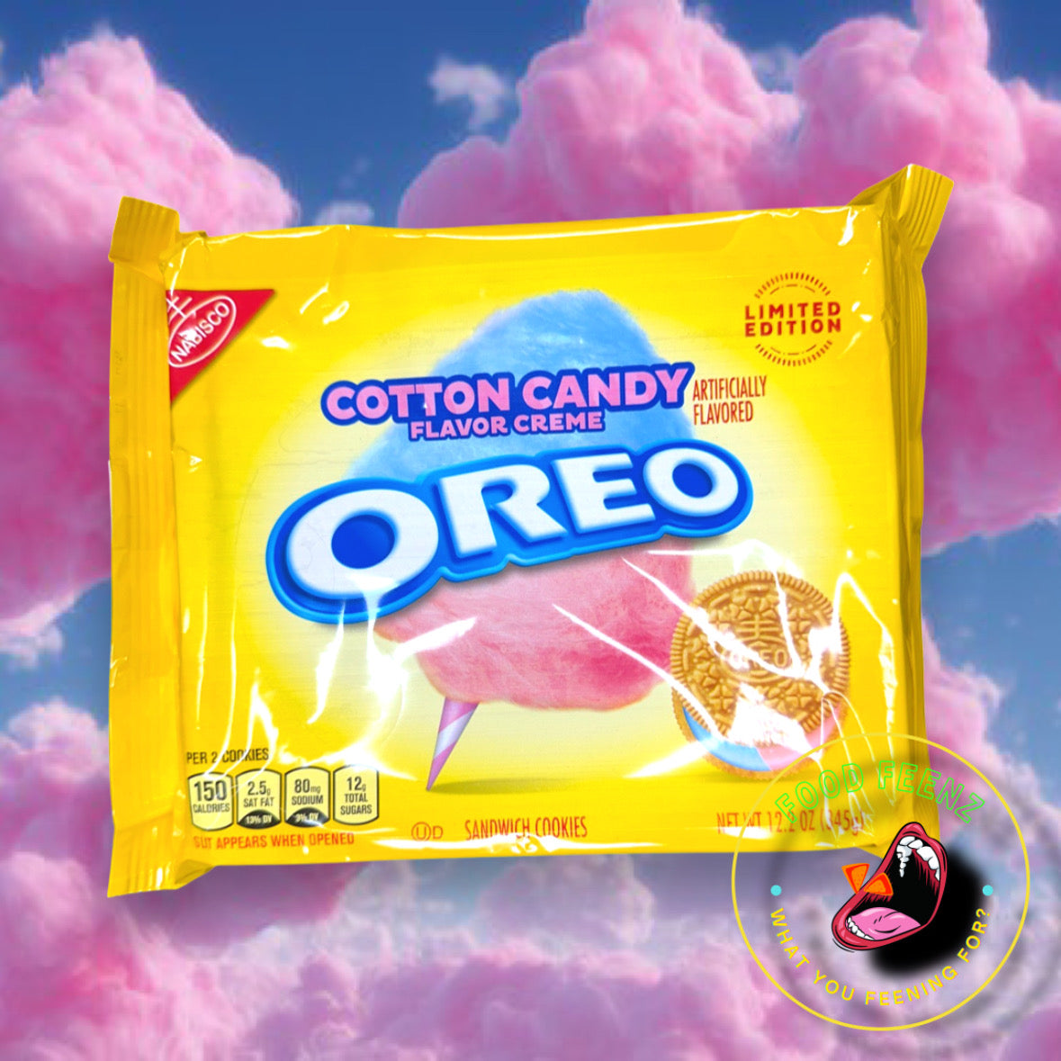 Oreo Cotton Candy Limited Edition Food Feenz