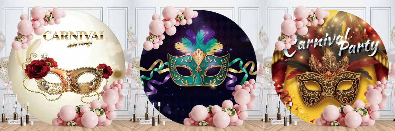 Luxurious Backdrops Fit With Masquerade And Dancing Party