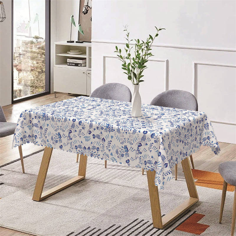 Blue White Dense Pa… - image