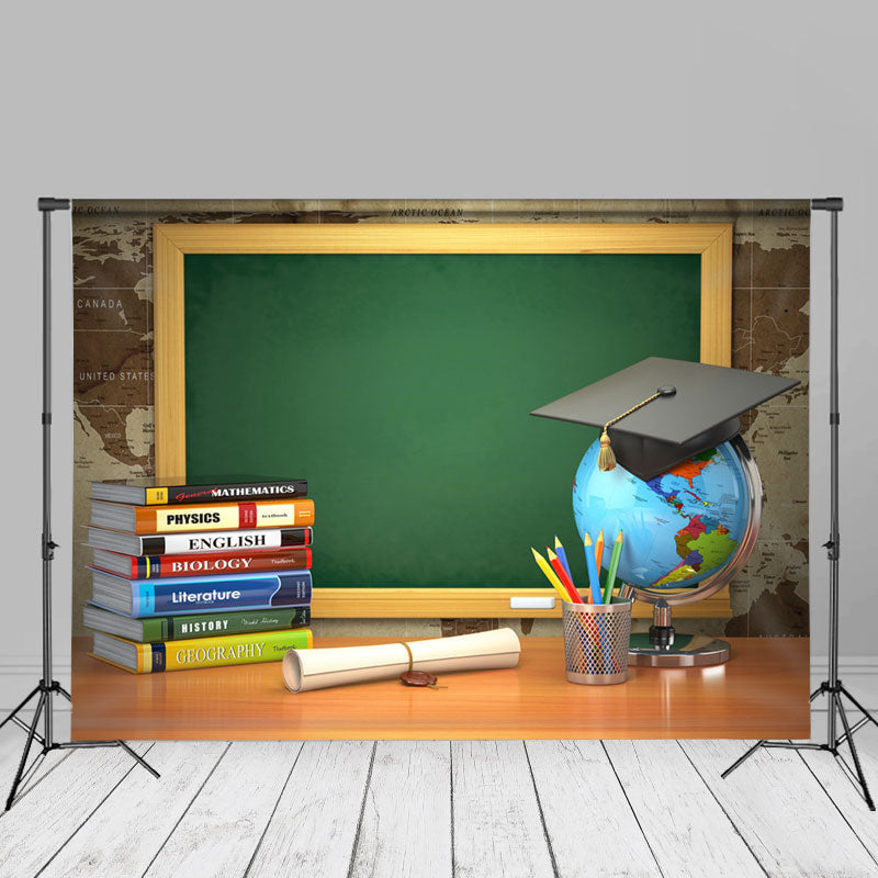Book Globe Green Bl… - image