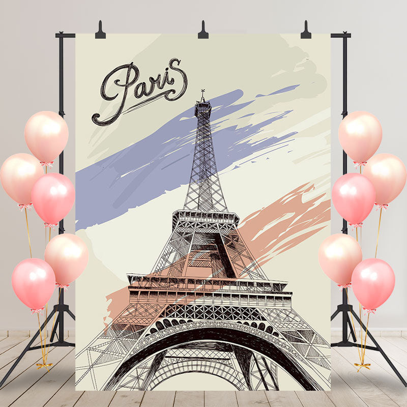 Painted Paris Eiffe… - image