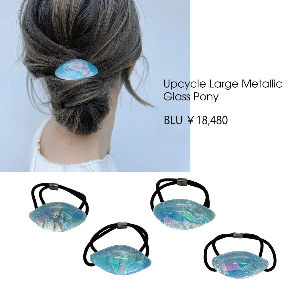 Upcycle Large Metallic Glass Pony – colettemaloufjapan