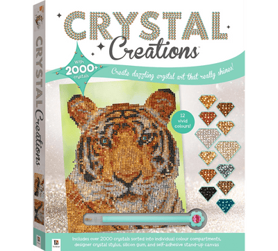 Hinkler Crystal Creations Craft Canvas Kit - Kaleidoscopic Mandala