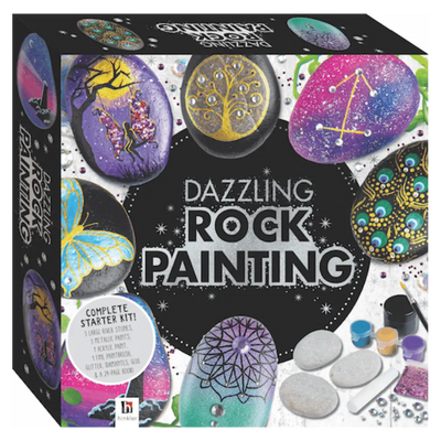 Hinkler Animal Rock Painting Box Set - DIY Rock Painting for Adults -  Rocks, Brush, Paint Included - Mandala Stone Artist - Create Rock Artwork  at