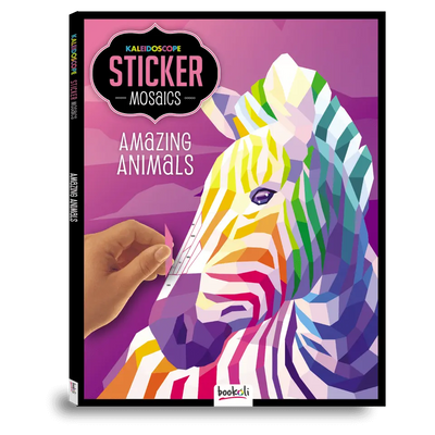 Kaleidoscope Sticker Mosaics Manga - Books - Adult Colouring - Adults -  Hinkler