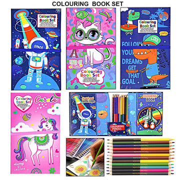 Multicolor Art Set - A Creative Color Kit for Kids- 42 pcs