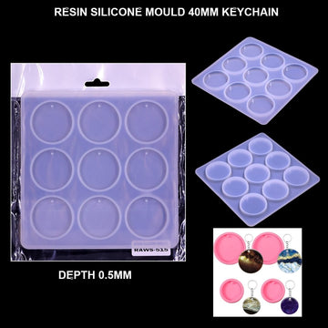 Ditya Crafts Resin kit for Beginners Keychain Making Kit , Silicone Moulds  Pendant, Jewelry , Key Chain Mould