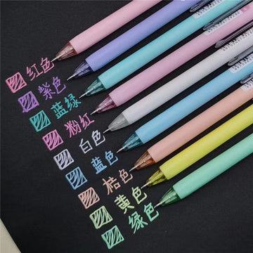 Tenceur 40 Pcs Mini Pastel Gel Ink Pens 5 Cute Colors Macaron Style  Ballpoint Pens for Journaling 0.5 mm Point Aesthetic Pens Black Ink  Journaling