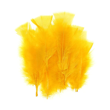 Elevate Your lifestyle: Krafters Korner Craft 14cm Yellow Feathers