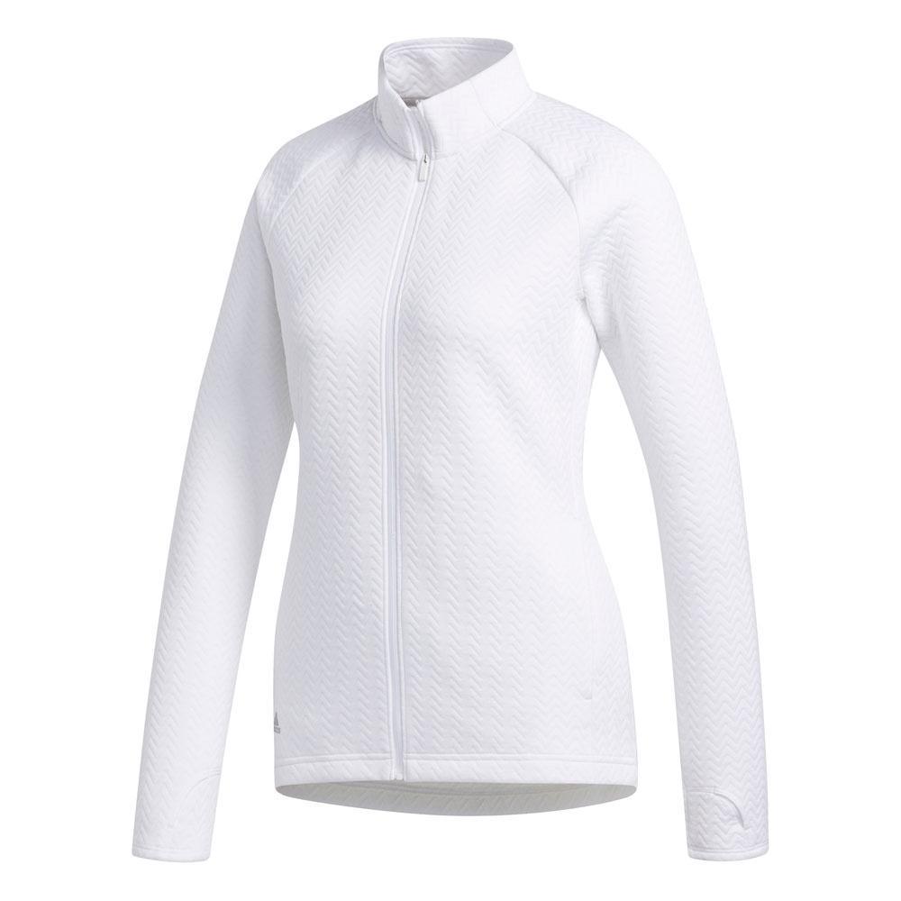 adidas Ladies Textured Full Zip Layer Polo – Golf Warehouse NZ