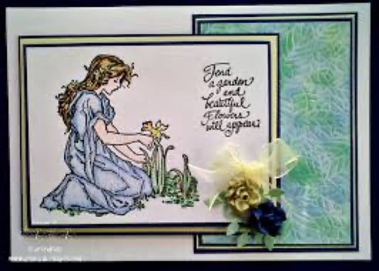 Stampendous stempel - Daffodil girl