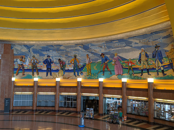 Winold Reiss murals at Union Terminal in Cincinnati