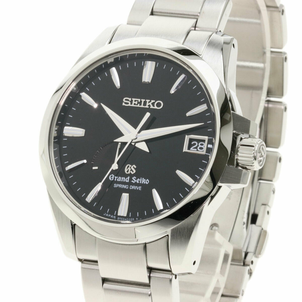 Grand Seiko SBGA027 9R65-OAG1 Spring Drive Black Dial Men's Watch -  Japanese-Online-Store (JOS)