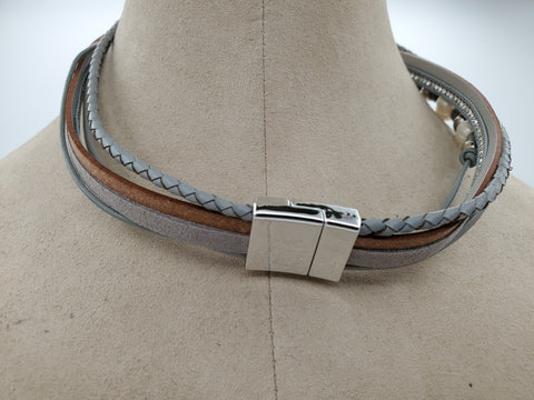 Stylish Leather Necklace