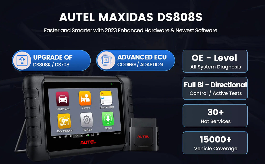 2023 Autel newest scanner - ds808s obd 2 scanner for vehicle