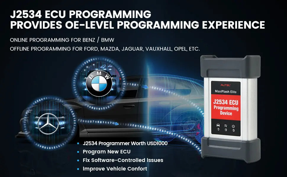 2023 New Autel Ms908s Pro Ii With Advanced J2534 Ecu Programming For Benz & Bmw