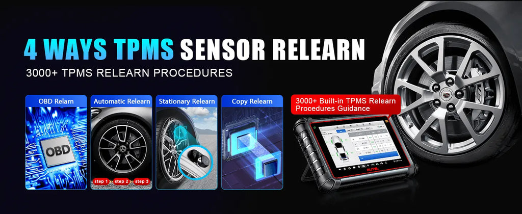 4 Ways TPMS Sensor Relearn
