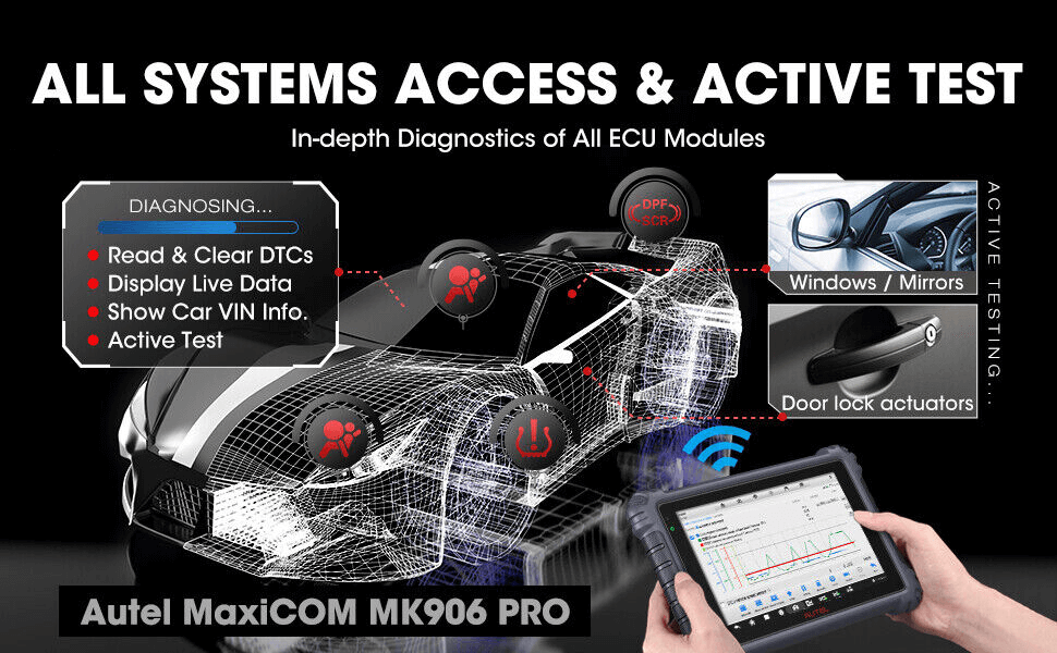 Autel MK906Pro is All Systems Access & Active Test
