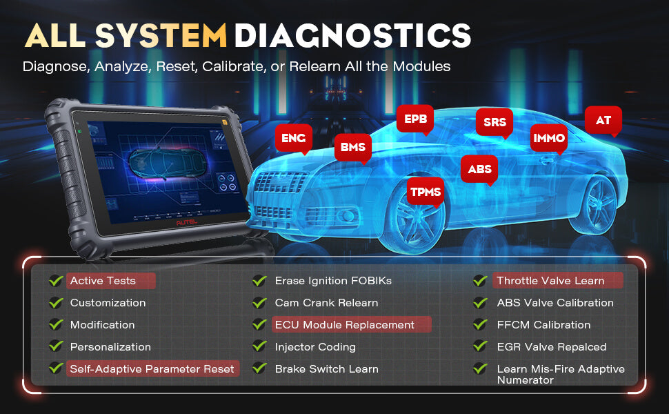 Autel MaxiCOM MK906 Pro-ts with All system diagnostics