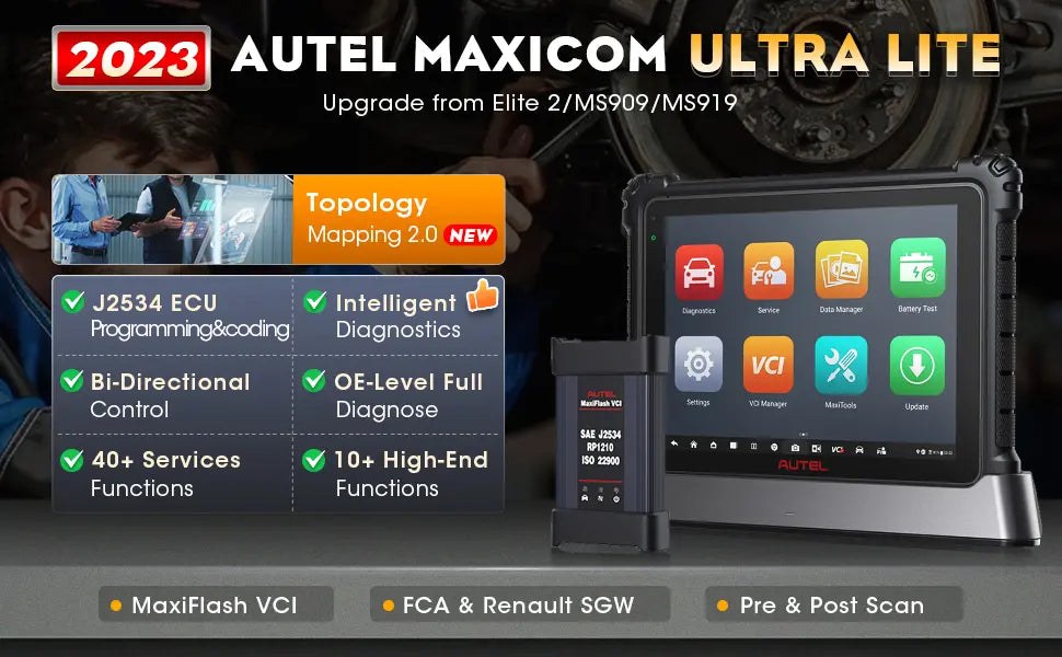 Autel MaxiCom Ultra Lite Upgrade from Elite ii, ms909, ms919