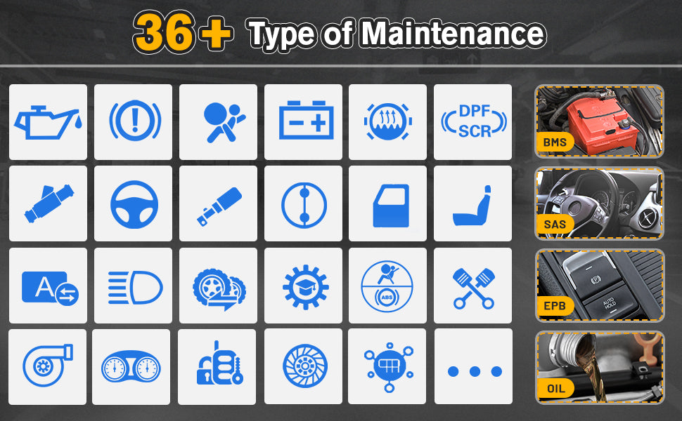 Autel MS906 PRO with 36+ Type of Maintences