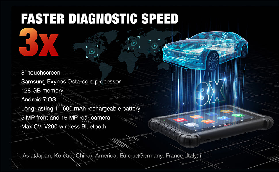 MaxiSys MS906 Pro diagnositc speed is more faster