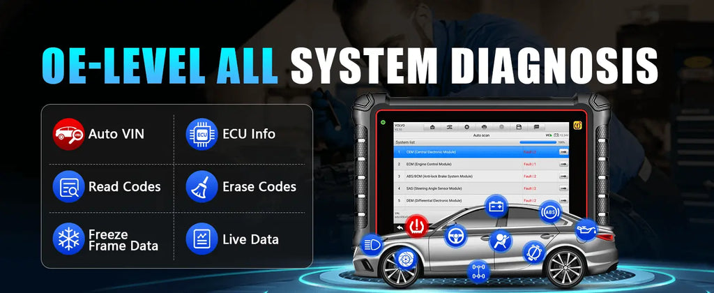 OE-Level all system diagnosis