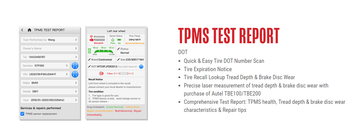 TPMS Programming Tool Autel ITS600E-Test-Report