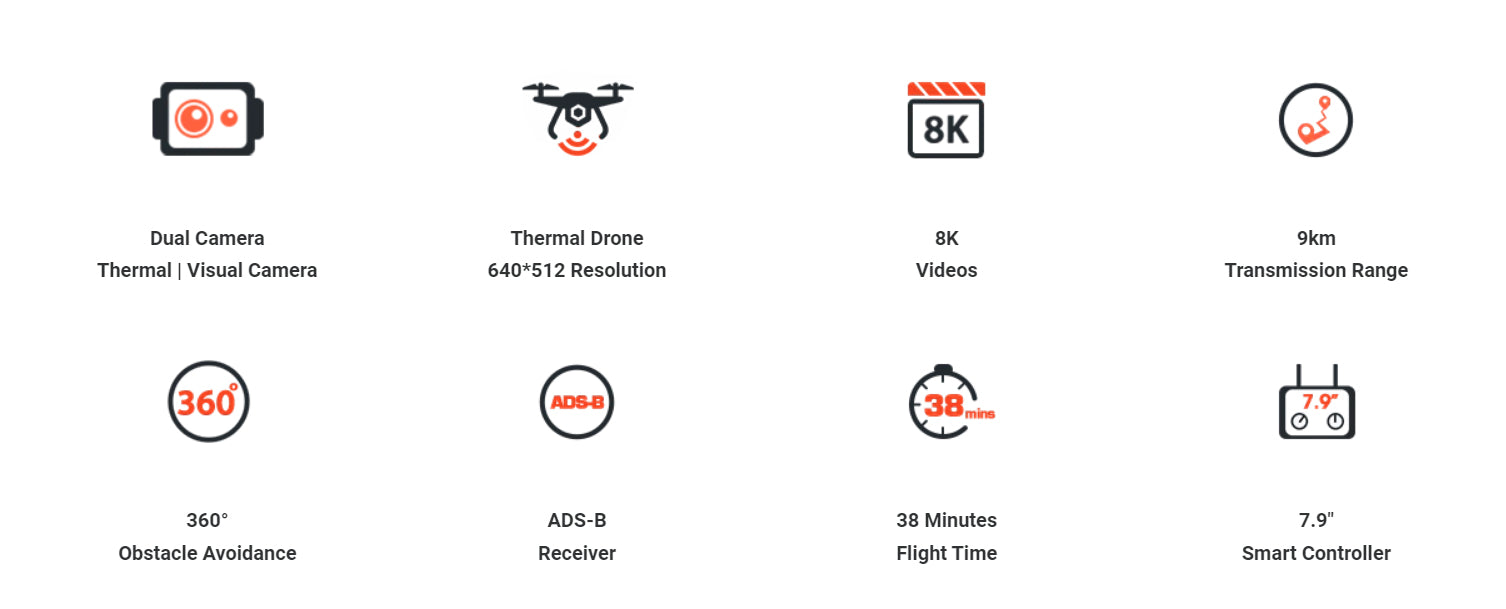 Autel 640T thermal drone is a groundbreaking aerial solution that merges advanced thermal imaging technology with the crisp 8K video capture capabilities of a professional-grade camera.