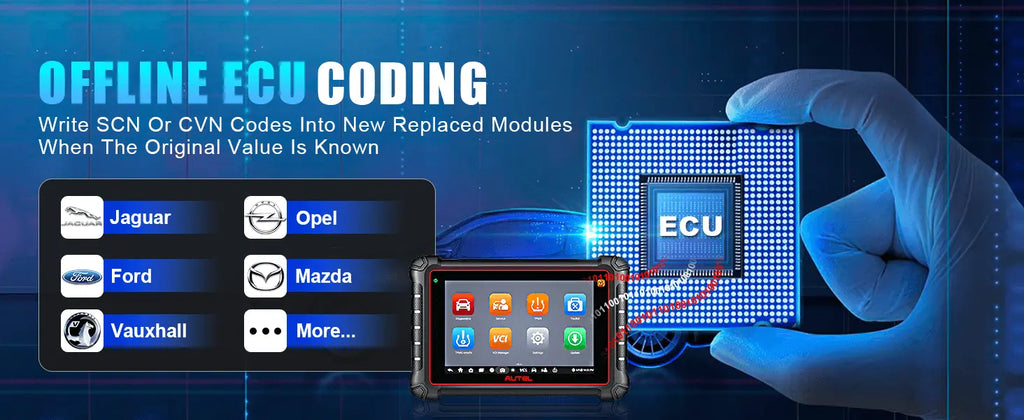 offline ecu coding-write SCN or CVN into new replaced modules when the orginal value  is known