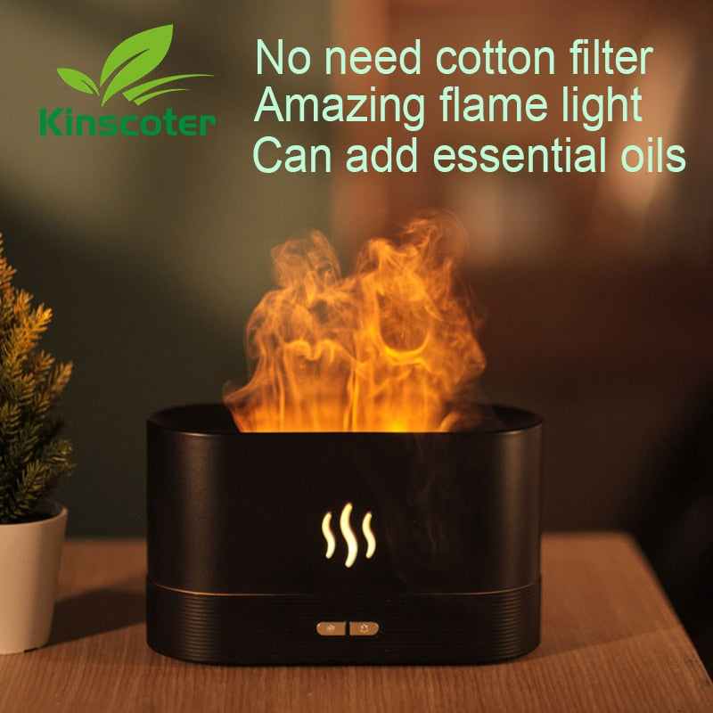 Flame Humidifier Aroma Diffuser Air